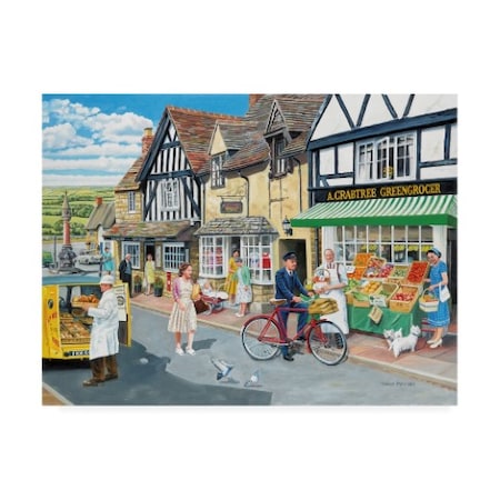 Trevor Mitchell 'Letters For The Greengrocer' Canvas Art,35x47